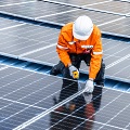 Solar panels installation