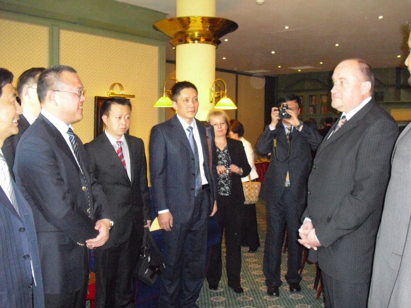 The Chinese delegates with the President of SAO Fr. Dohnal