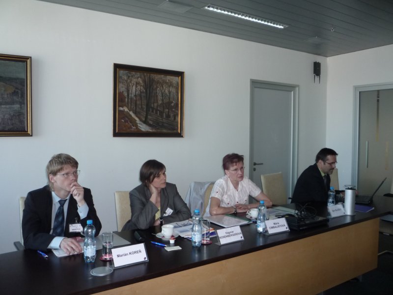 Zástupci slovenského NKÚ při jednání