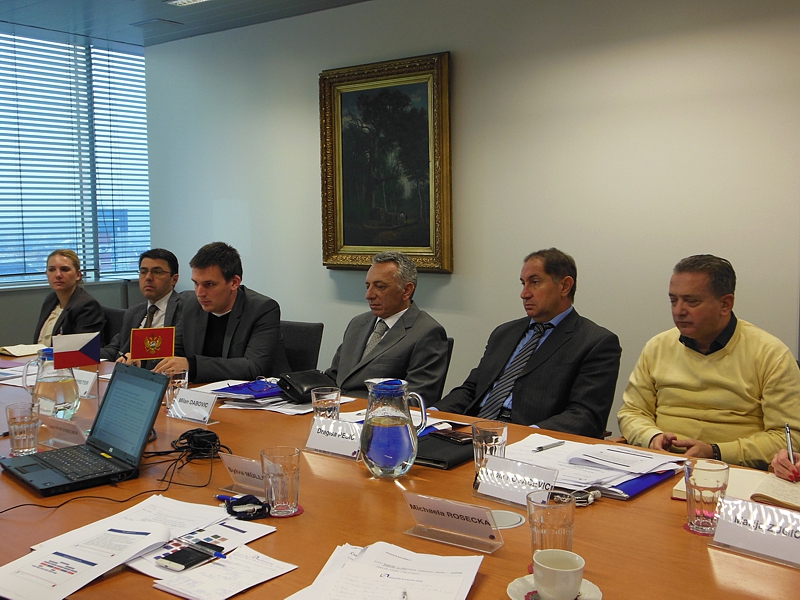 Delegace nejvyšší kontrolní instituce Černé Hory - Praha, prosinec 2013