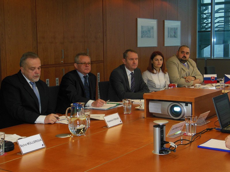 Zástupci slovenského NKÚ - Praha, leden 2014