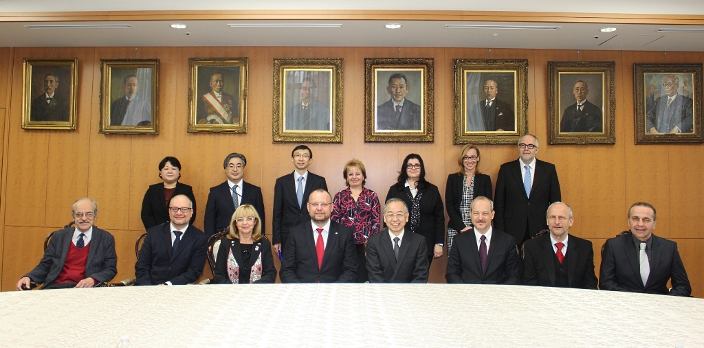 Delegace v Radě pro audit Japonska