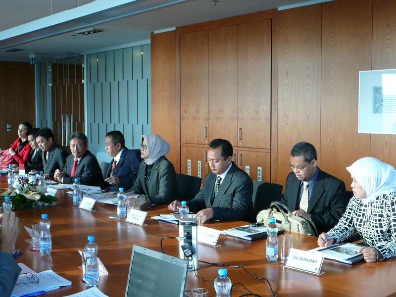 Zástupci indonéské Rady pro audit