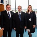 Prezident NKÚ s českými zástupci v ESA a vrchním ředitelem kontrolní sekce NKÚ