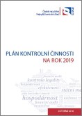 Plán kontrolní činnosti NKÚ na rok 2019 - titulka